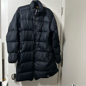 Mountain Hard Wear women’s down-filled puffer long black coat size XL